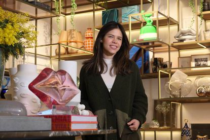 Kika Payares, a partner in the InCasa interiors shop in the Salamanca district of Madrid.