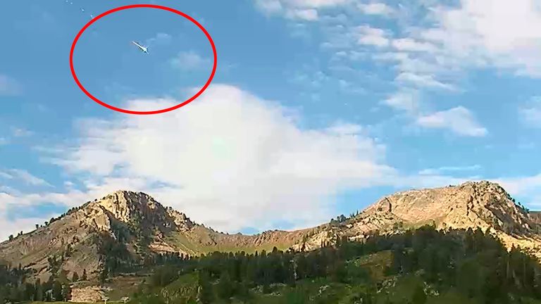 Utah suspected meteor. Pic: AP