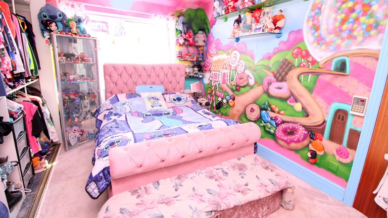 A Wreck It Ralph-themed bedroom in a Disney superfan's home in Rhyl, Denbighshire. Pic: Elwy Estates