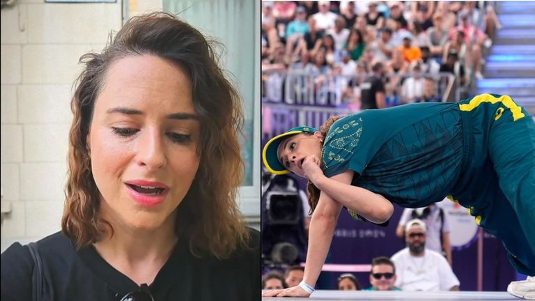 Australian Olympic breaker responds to hate comments